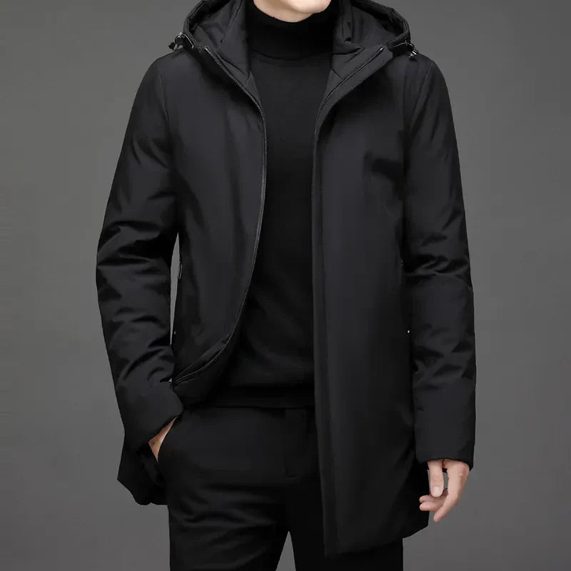 Veste Puffer Longue pour Hommes | Protection Maximale contre le Froid