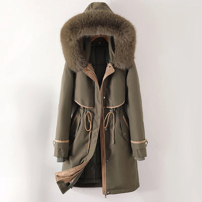 Veste d'Hiver à Capuche pour Femmes | Protection Contre le Vent et Pratique