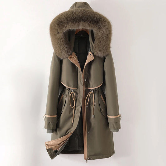 Veste d'Hiver à Capuche pour Femmes | Protection Contre le Vent et Pratique
