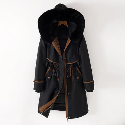 Veste d'Hiver à Capuche pour Femmes | Protection Contre le Vent et Pratique