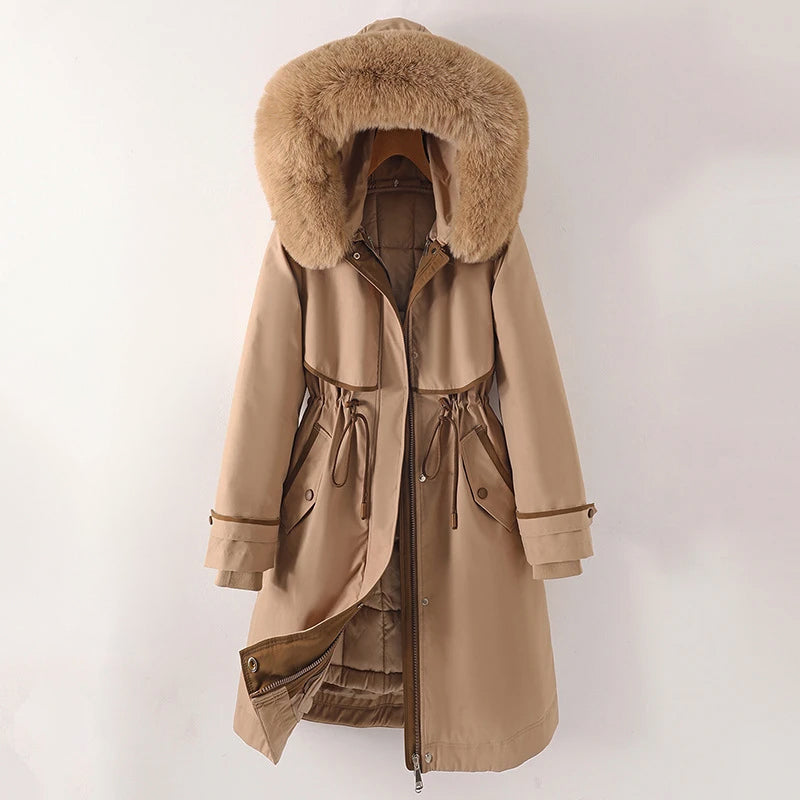 Veste d'Hiver à Capuche pour Femmes | Protection Contre le Vent et Pratique