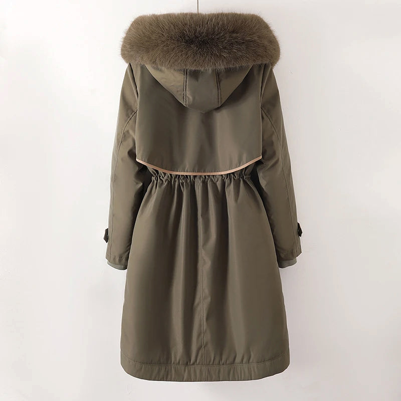 Veste d'Hiver à Capuche pour Femmes | Protection Contre le Vent et Pratique