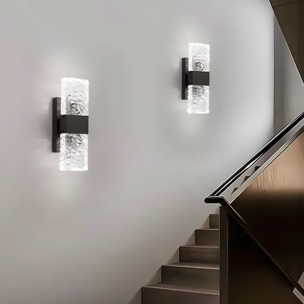 Applique Murale en Cristal LED | Éclat Raffiné et Économie d'Énergie
