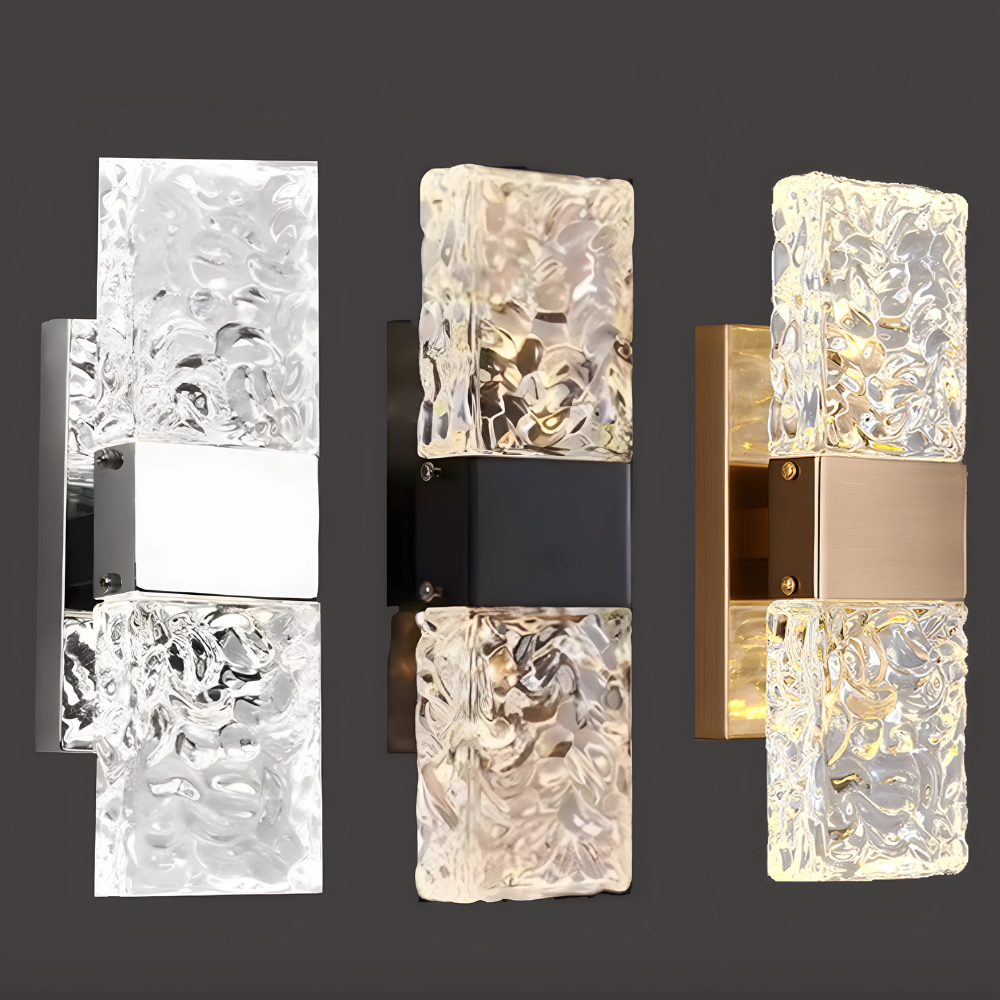 Applique Murale en Cristal LED | Éclat Raffiné et Économie d'Énergie