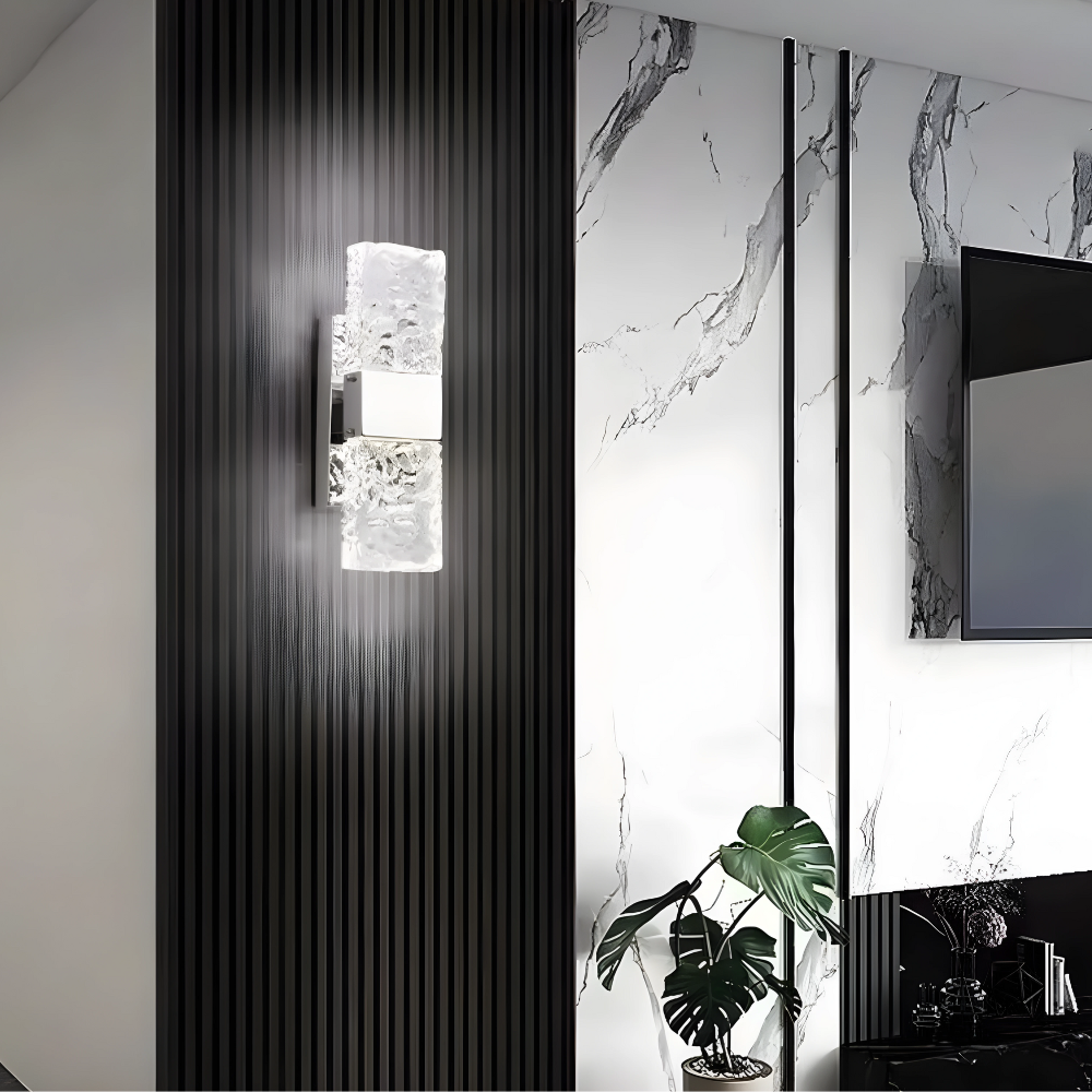 Applique Murale en Cristal LED | Éclat Raffiné et Économie d'Énergie