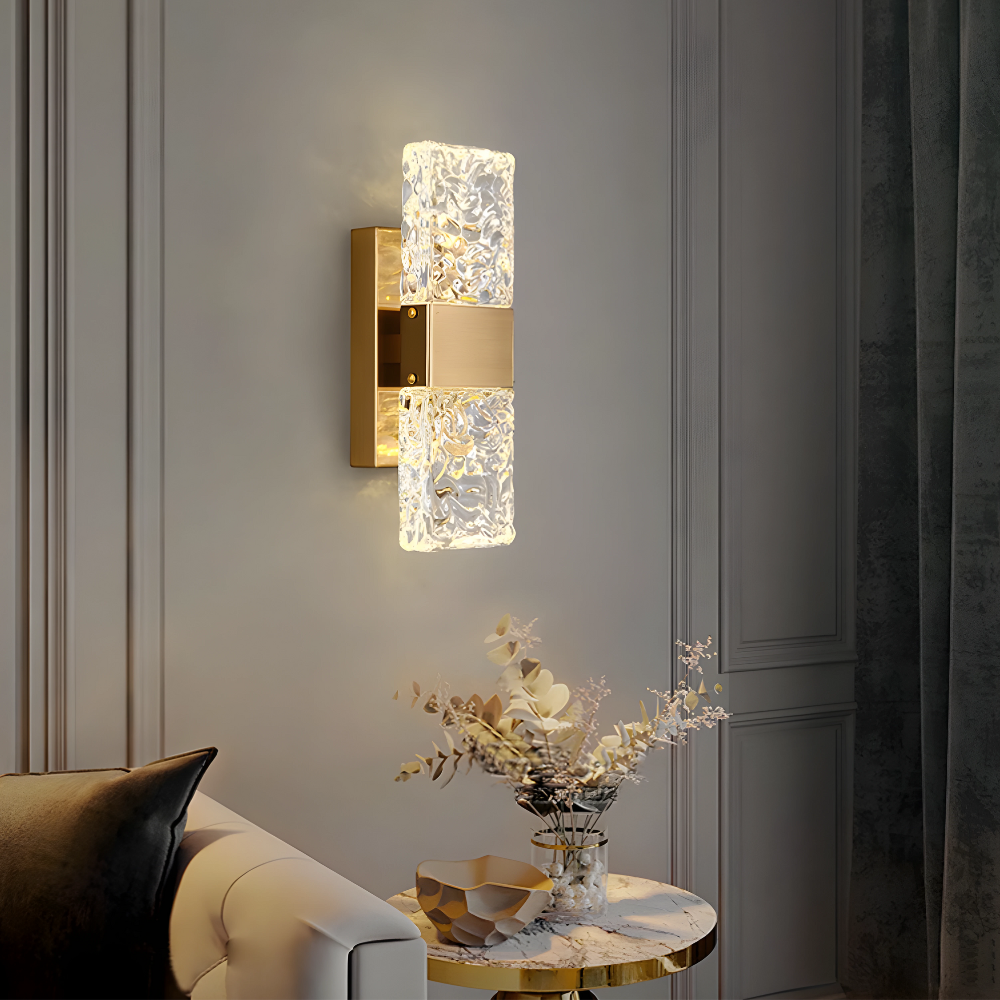 Applique Murale en Cristal LED | Éclat Raffiné et Économie d'Énergie