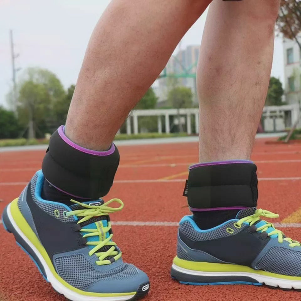 Poids de Cheville Ajustables pour Entraînement | Confort et Résistance Personnalisable