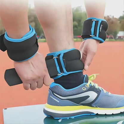 Poids de Cheville Ajustables pour Entraînement | Confort et Résistance Personnalisable