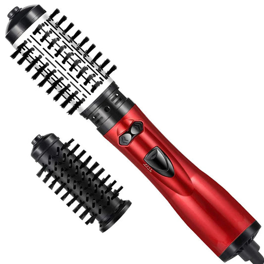 Sèche-Cheveux Rotatif 2-en-1 | Coiffage Rapide et Personnalisable