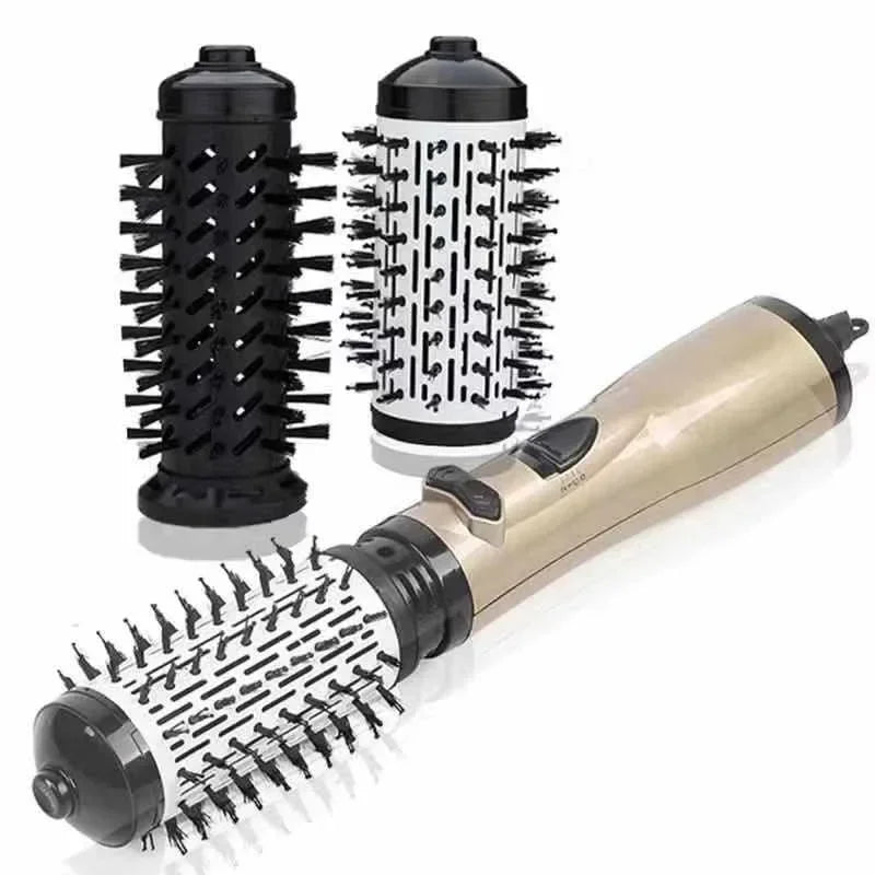 Sèche-Cheveux Rotatif 2-en-1 | Coiffage Rapide et Personnalisable