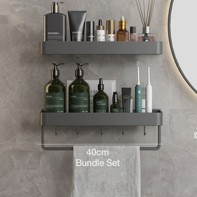 Étagères Flottantes de Salle de Bain | Installation Facile et Gain de Place
