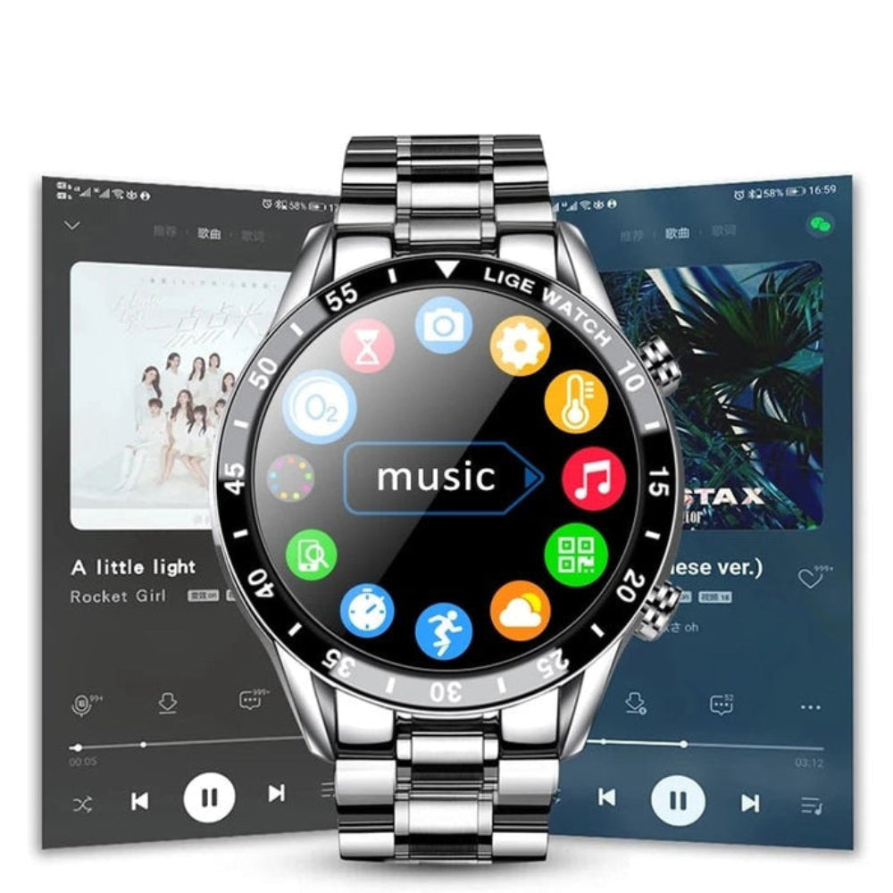 Montre Connectée 4G avec Suivi de Santé | Design Élégant et Écran AMOLED
