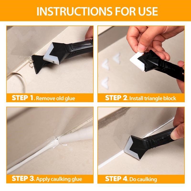 Kit d'Outils de Retrait de Silicone | Retrait Rapide et Application Facile