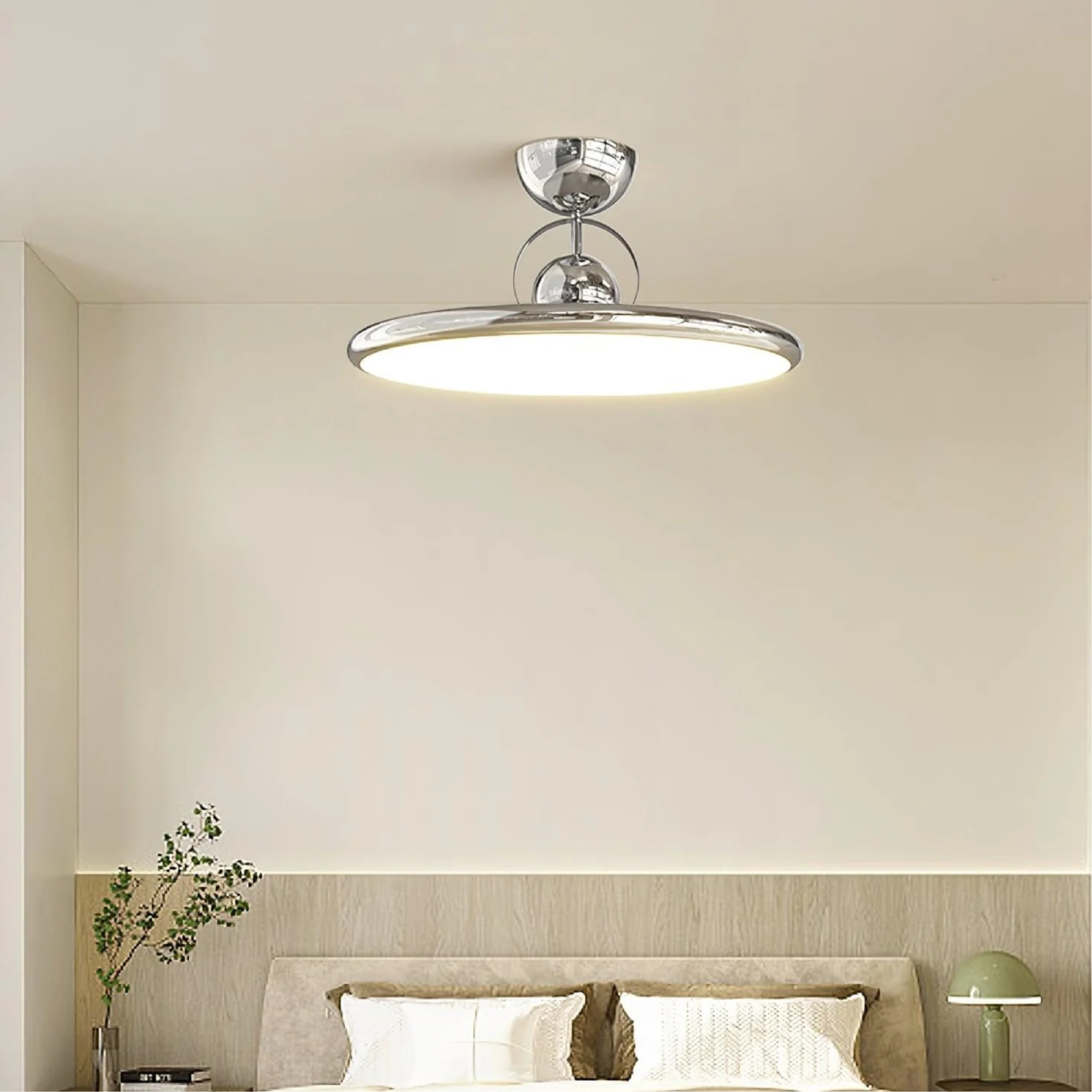 Lampe de Plafond Moderne LED | Élégance Sculpturale et Ambiance Chaleureuse