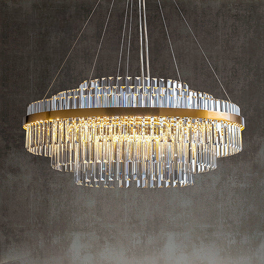 Lustre en Cristal de Luxe | Éclairage Contemporain et Raffiné