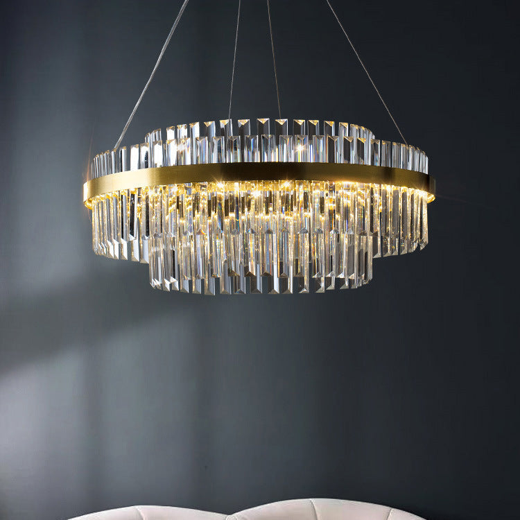 Lustre en Cristal de Luxe | Éclairage Contemporain et Raffiné