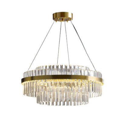 Lustre en Cristal de Luxe | Éclairage Contemporain et Raffiné