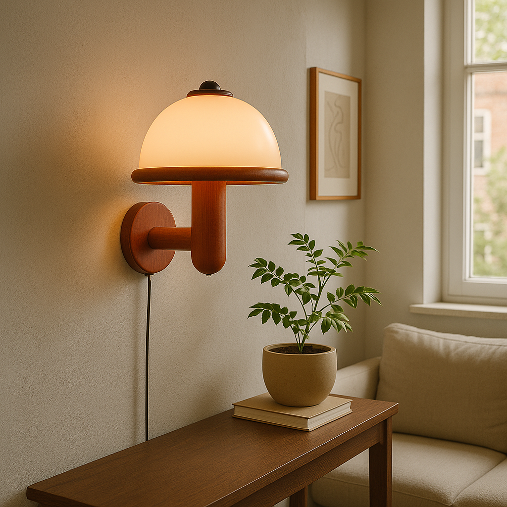 Applique Murale Champignon Moderne | Éclairage Contemporain et Accueillant