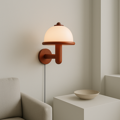 Applique Murale Champignon Moderne | Éclairage Contemporain et Accueillant