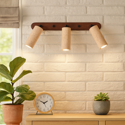 Applique Murale en Travertin Rotatif | Design Élégant et Flexible