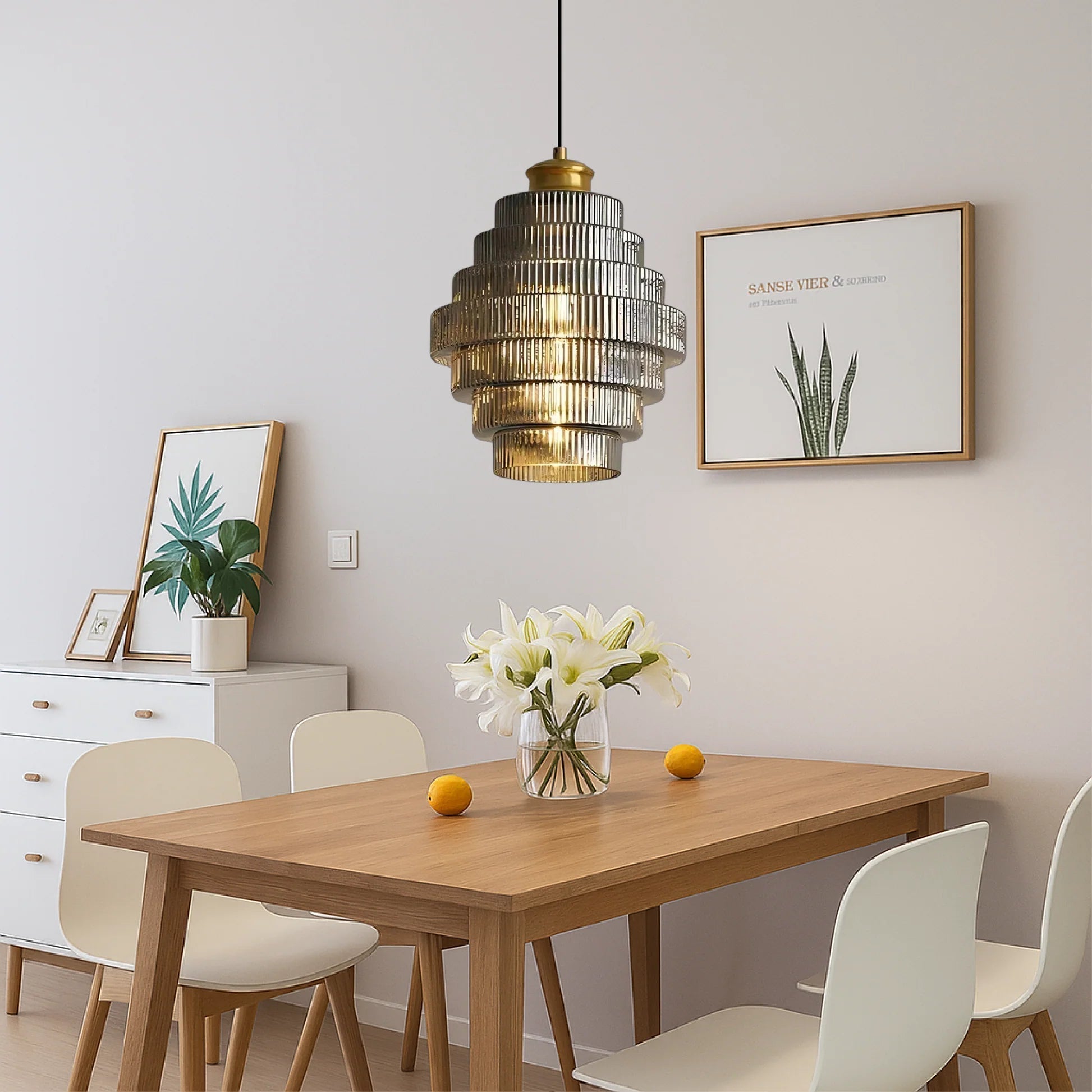 Lampe Suspendue en Verre | Élégance Contemporaine pour Intérieurs