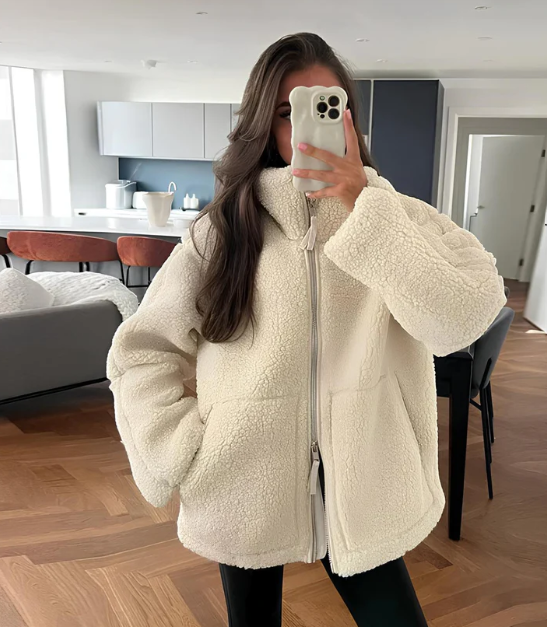 Veste en Fleece Détendue pour Femmes | Confortable et Élégante pour l'Hiver