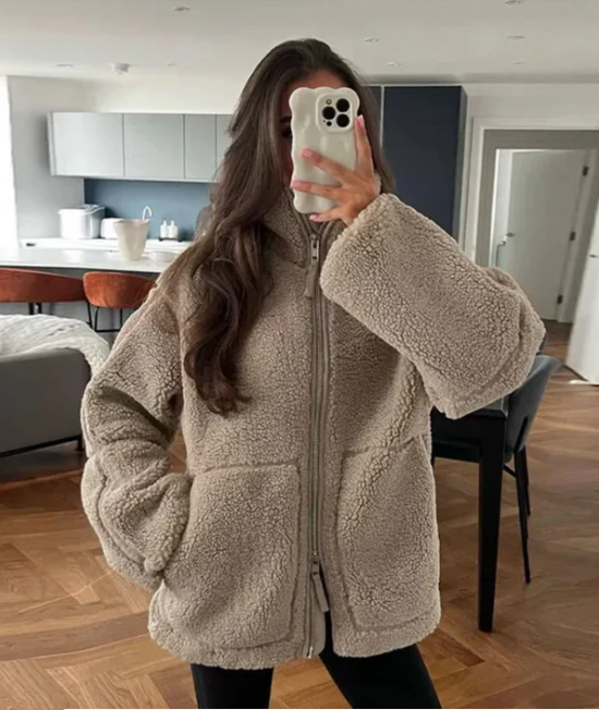 Veste en Fleece Détendue pour Femmes | Confortable et Élégante pour l'Hiver