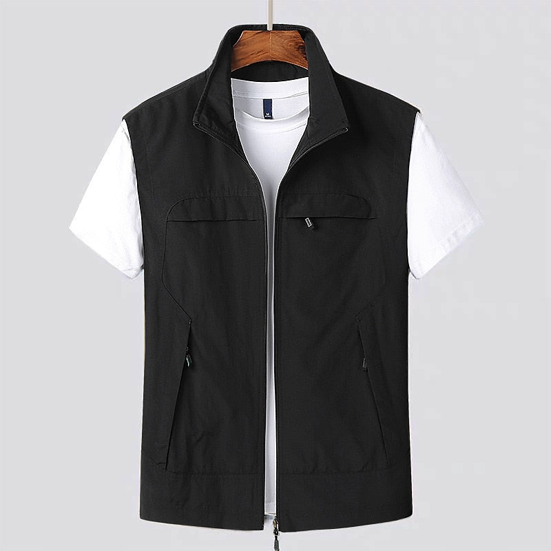 Gilet d'extérieur pour hommes | Séchage rapide et léger pour aventures
