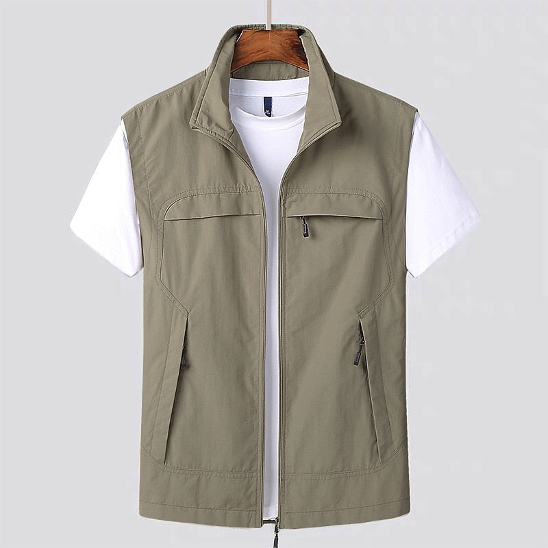 Gilet d'extérieur pour hommes | Séchage rapide et léger pour aventures