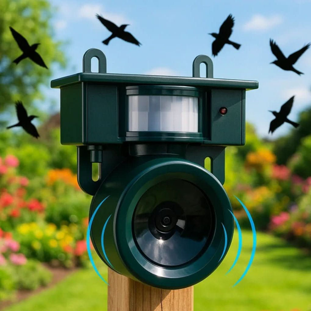 Répulsif à Oiseaux Activé par Mouvement | Protection Efficace pour Espaces Extérieurs
