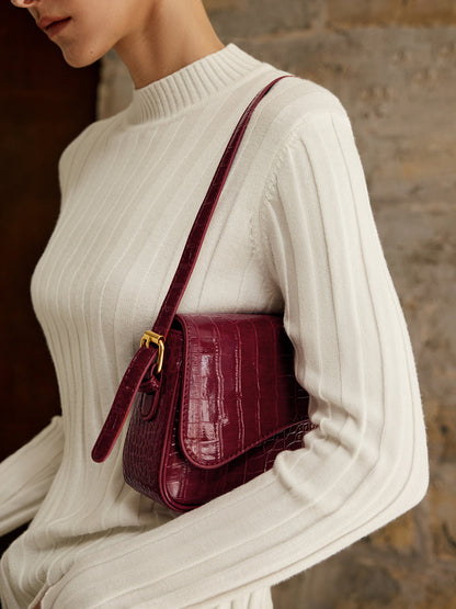 Sac à Bandoulière à Carreaux | Style Élégant et Polyvalent