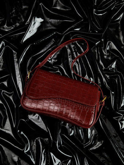 Sac à Bandoulière à Carreaux | Style Élégant et Polyvalent