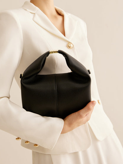 Sac à Main Noir pour Femme | Détail en Métal Élégant et Pratique
