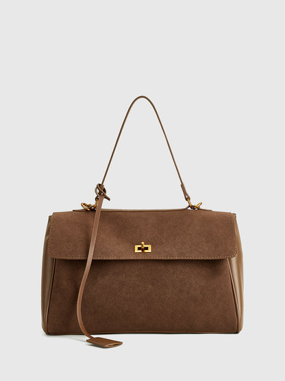 Sac à Main Femme Noir Spacieux | Polyuréthane Durable et Élégant