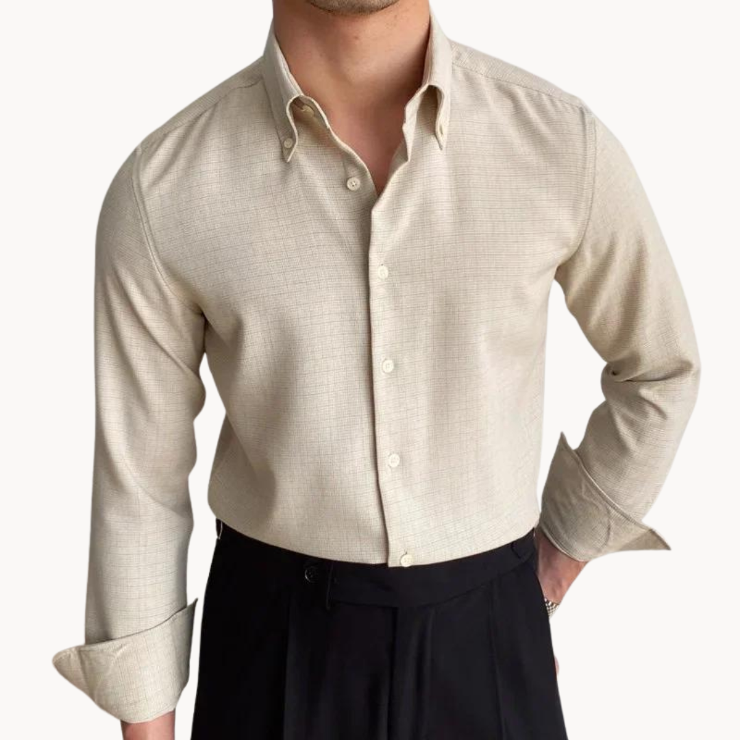 Chemise en Toile Vintage | Confort Durable et Tissage Doux