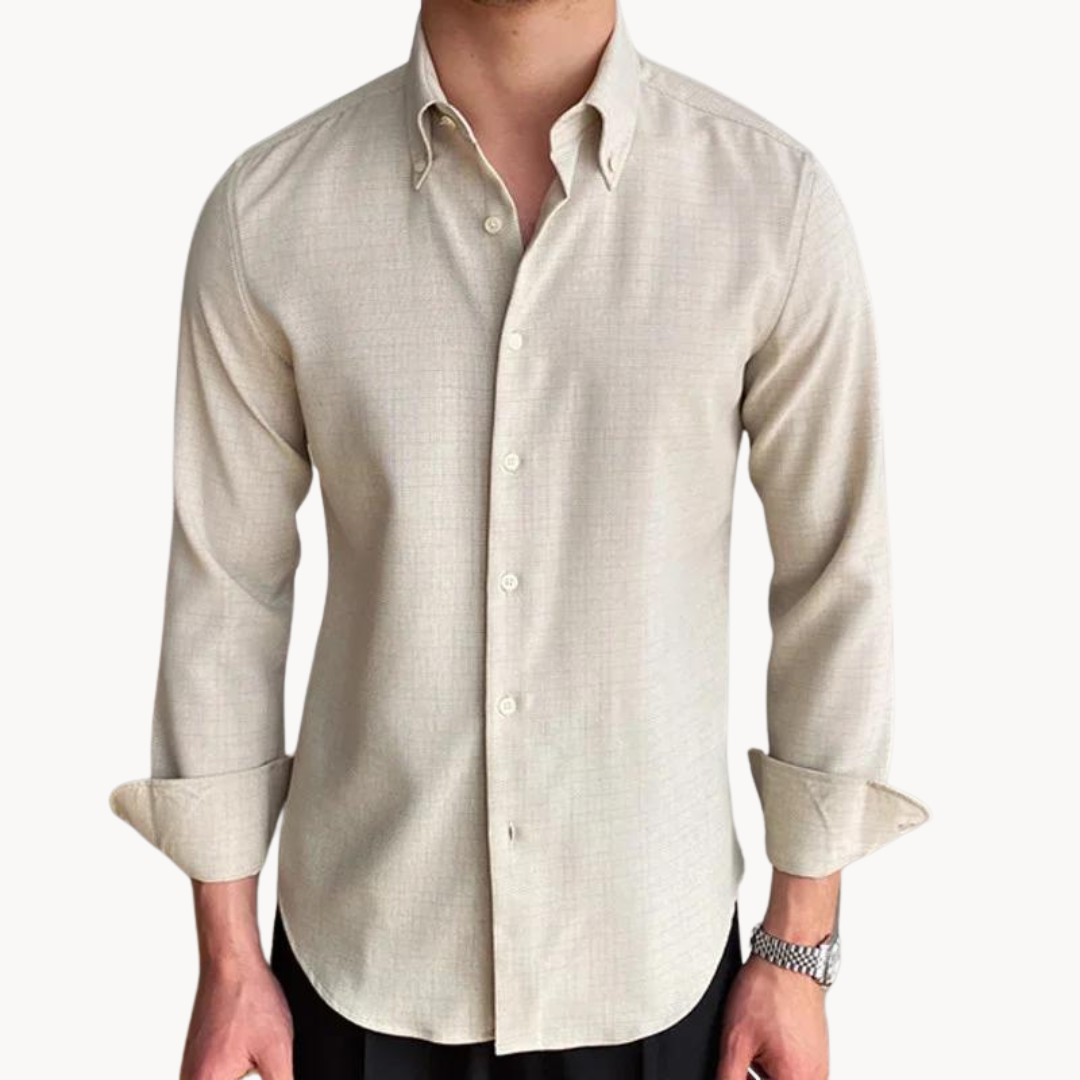 Chemise en Toile Vintage | Confort Durable et Tissage Doux