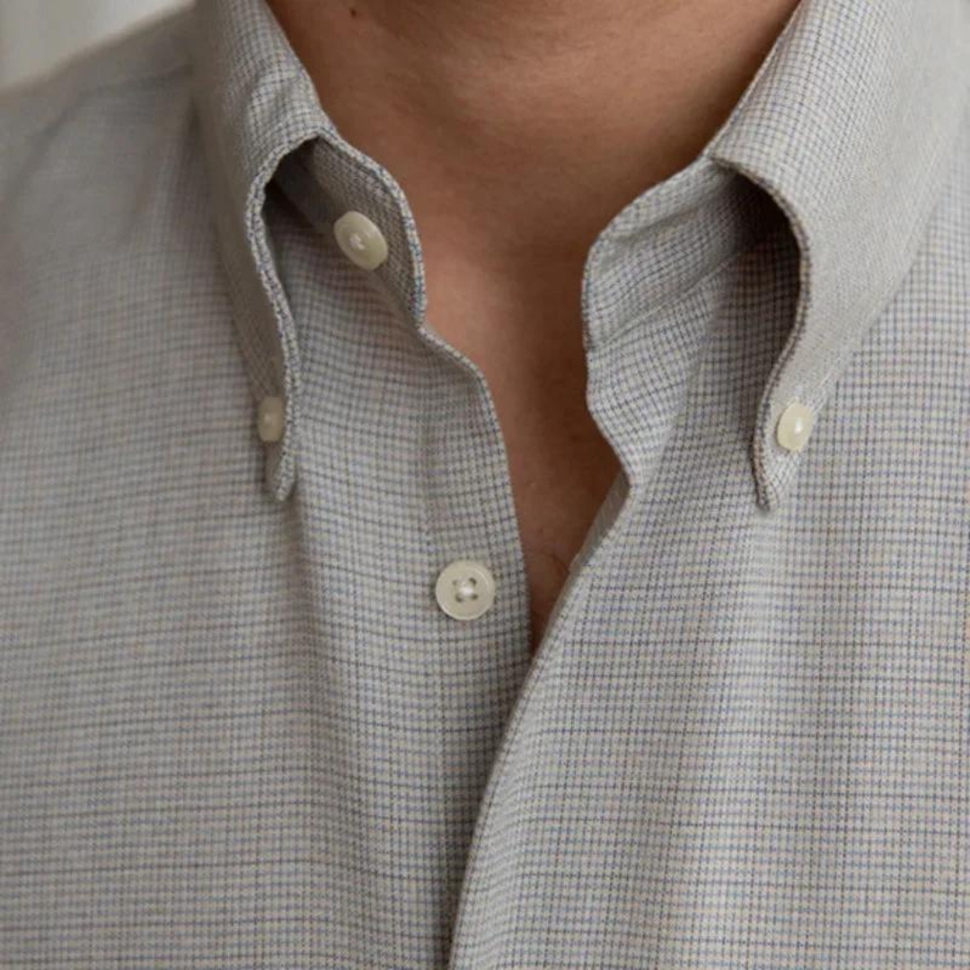 Chemise en Toile Vintage | Confort Durable et Tissage Doux