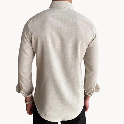 Chemise en Toile Vintage | Confort Durable et Tissage Doux
