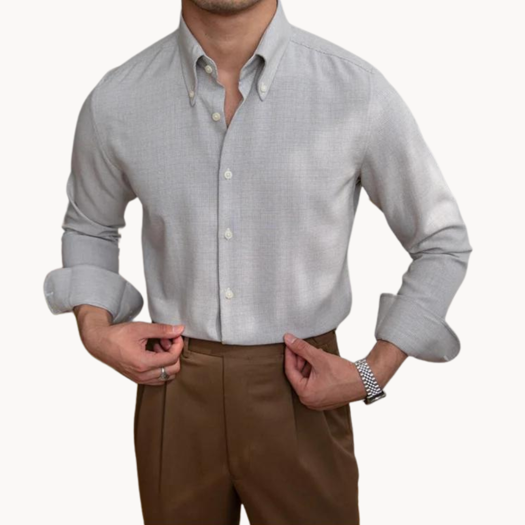 Chemise en Toile Vintage | Confort Durable et Tissage Doux
