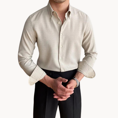 Chemise en Toile Vintage | Confort Durable et Tissage Doux