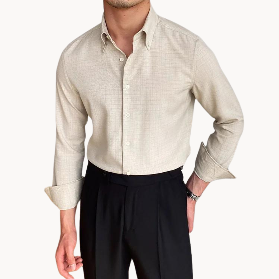 Chemise en Toile Vintage | Confort Durable et Tissage Doux