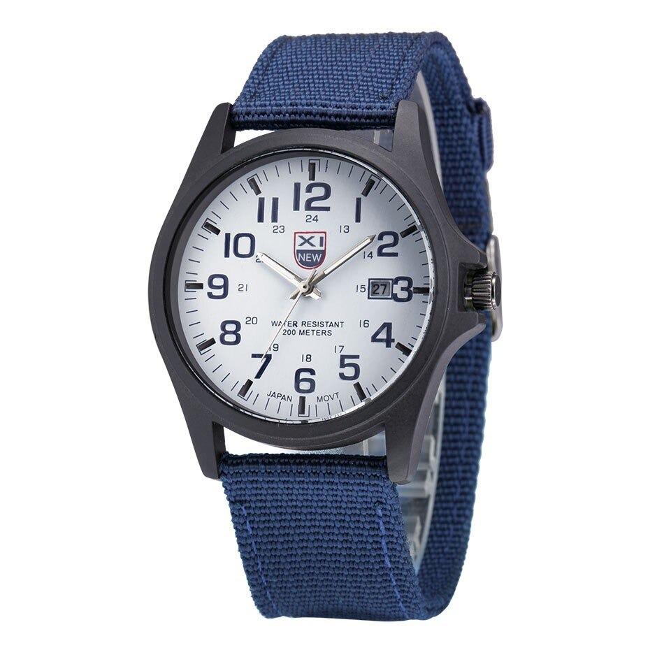 Montre Militaire Résistante à l'Eau | Cadran Éclairé et Chronomètre Multifonction