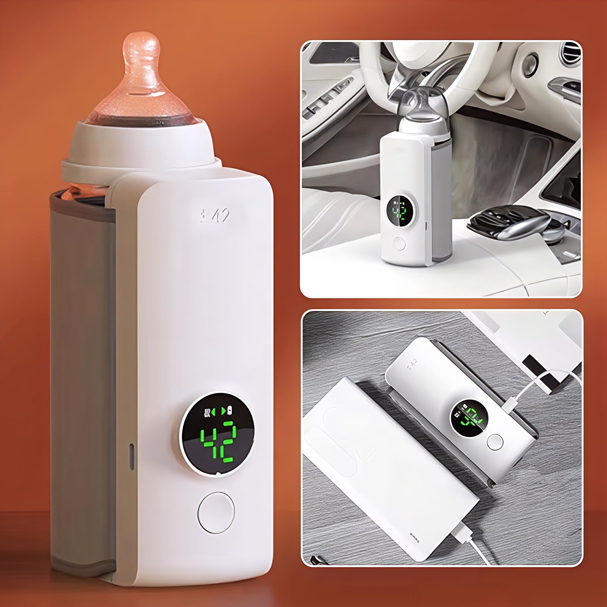 Chauffe-biberon Portable USB | Compact et Chauffage Rapide en Voyage