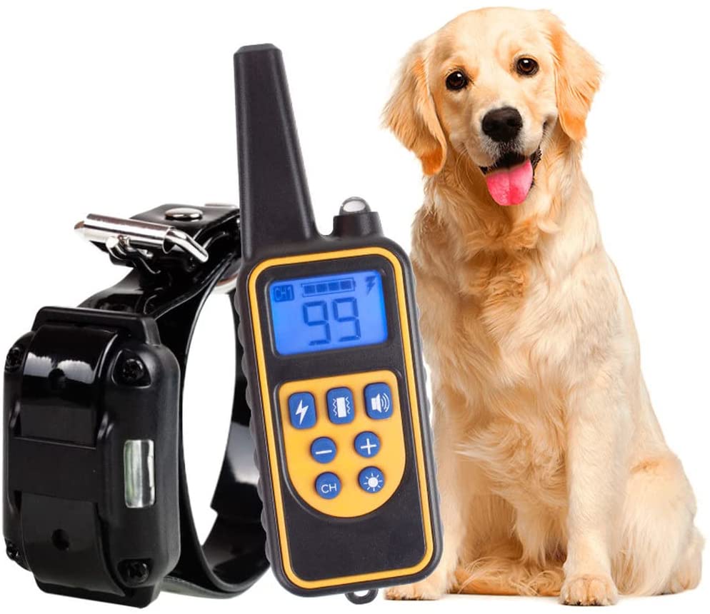 Collier de Dressage pour Chien | Rechargeable, Étanche et Longue Portée