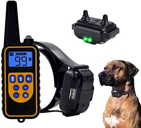 Collier de Dressage pour Chien | Rechargeable, Étanche et Longue Portée