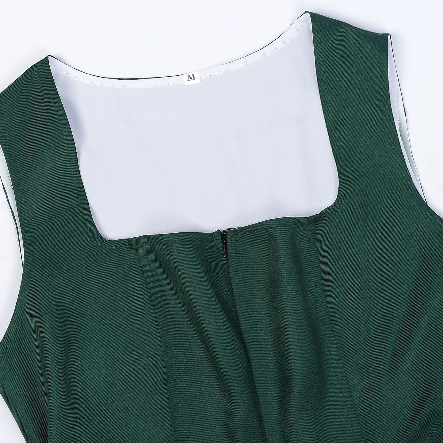 Robe Dirndl Bavaroise Émeraude | Avec Tablier et Blouse en Dentelle