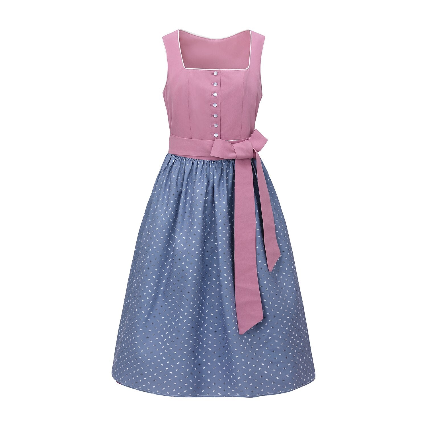 Robe Dirndl Bavaroise avec Tablier | Style Traditionnel pour Oktoberfest