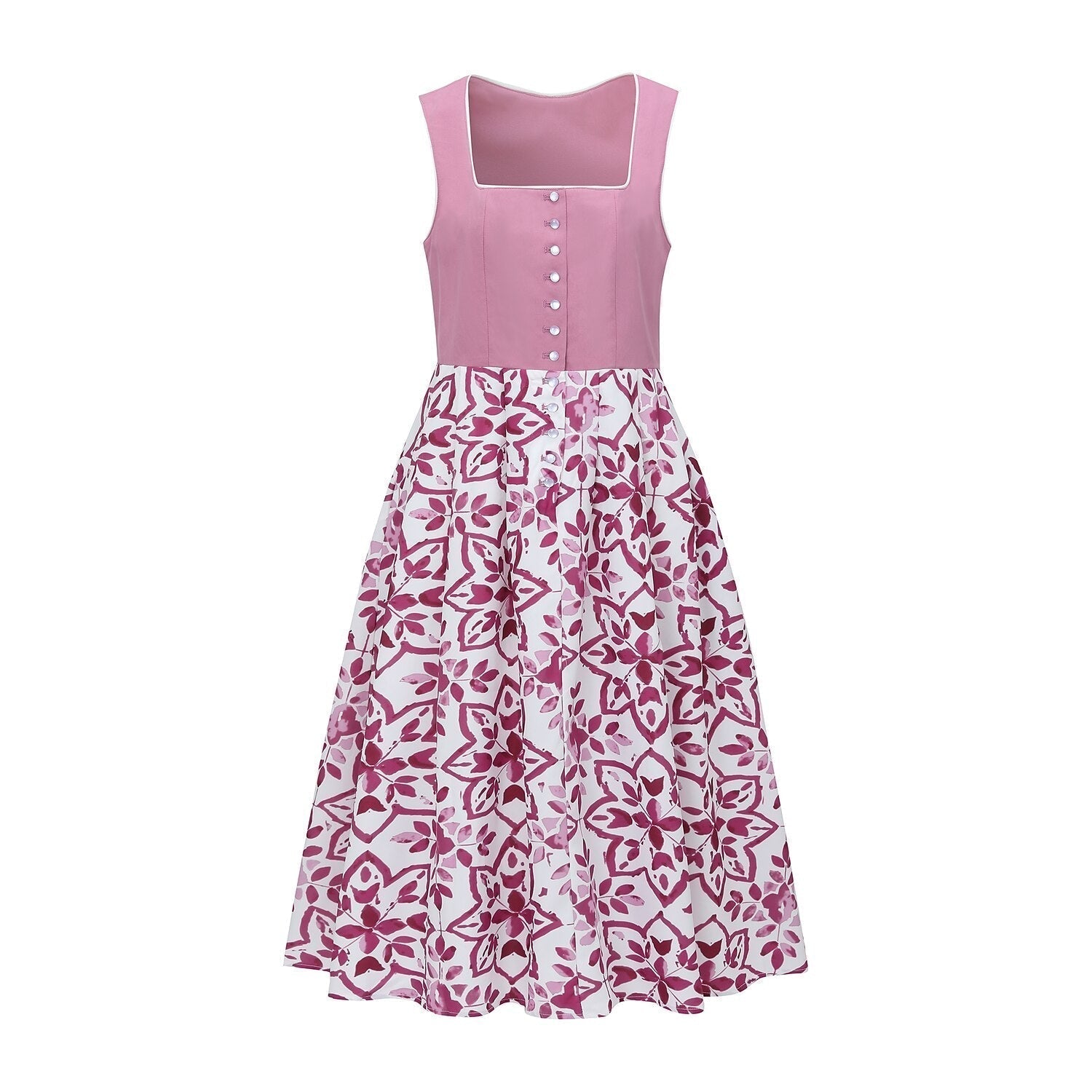Robe Dirndl Bavaroise avec Tablier | Style Traditionnel pour Oktoberfest