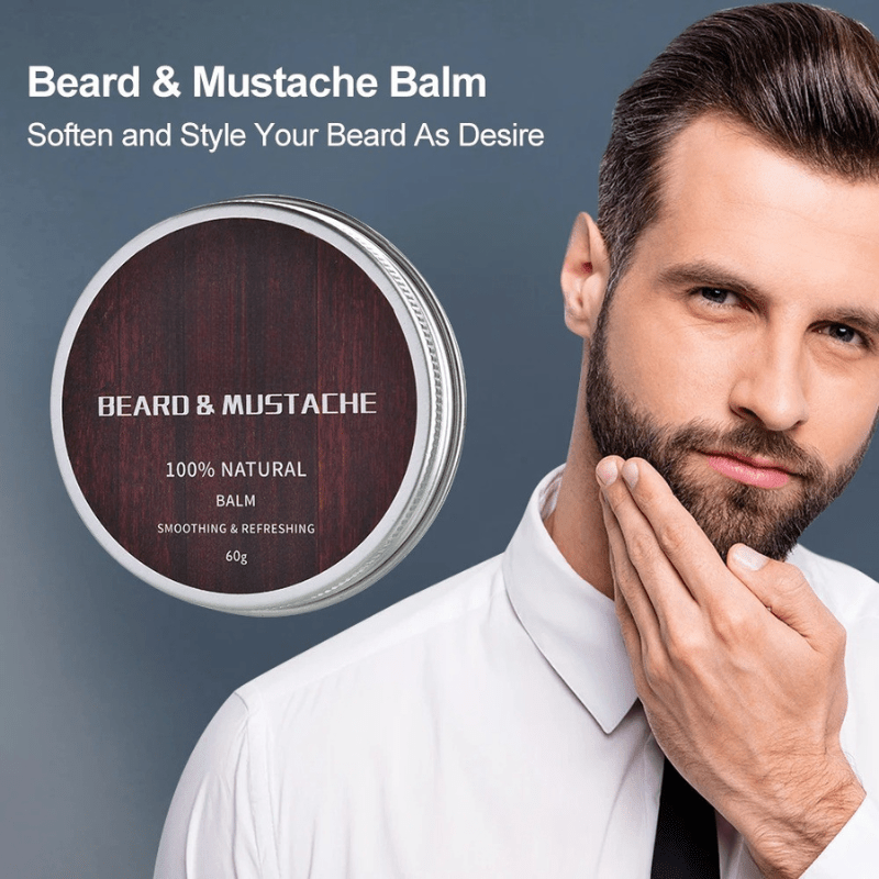 Kit de Croissance de Barbe Épais | Soins Complets pour Barbe Saine