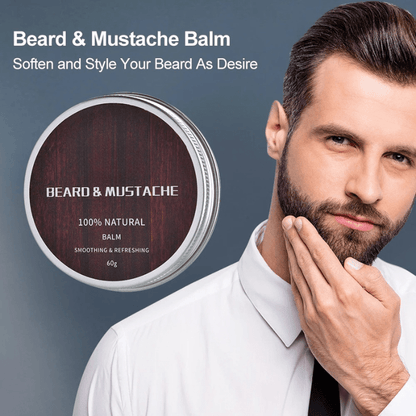 Kit de Croissance de Barbe Épais | Soins Complets pour Barbe Saine